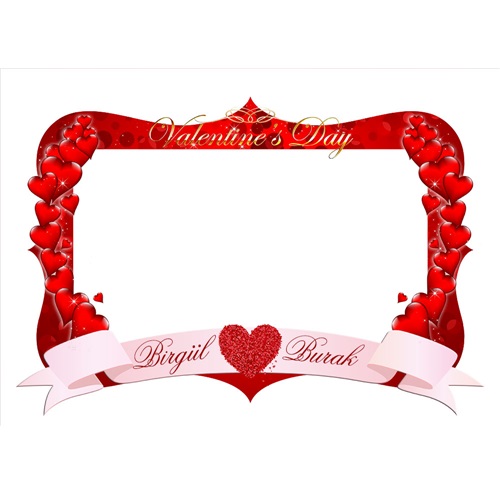 Sevgililer Günü Kişiye Özel Hatıra Çerçevesi
