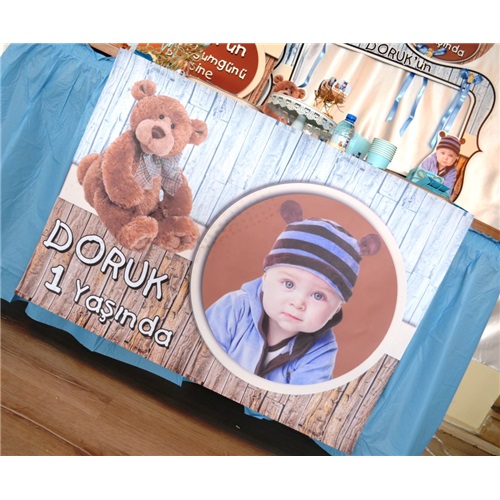 Sevimli Ayıcık Kişiye Özel Afiş