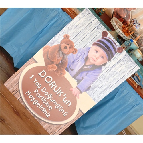 Sevimli Ayıcık Kişiye Özel Pano