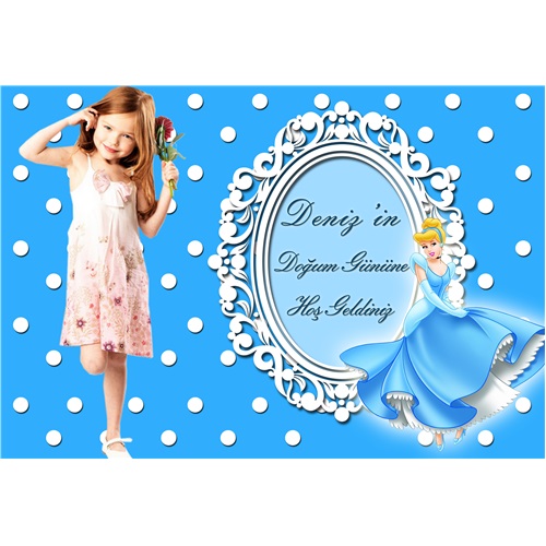 Sinderlla Kişiye Özel Duvar Panosu