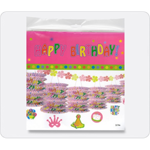 Sıralı Fener Happy Birthday Süs