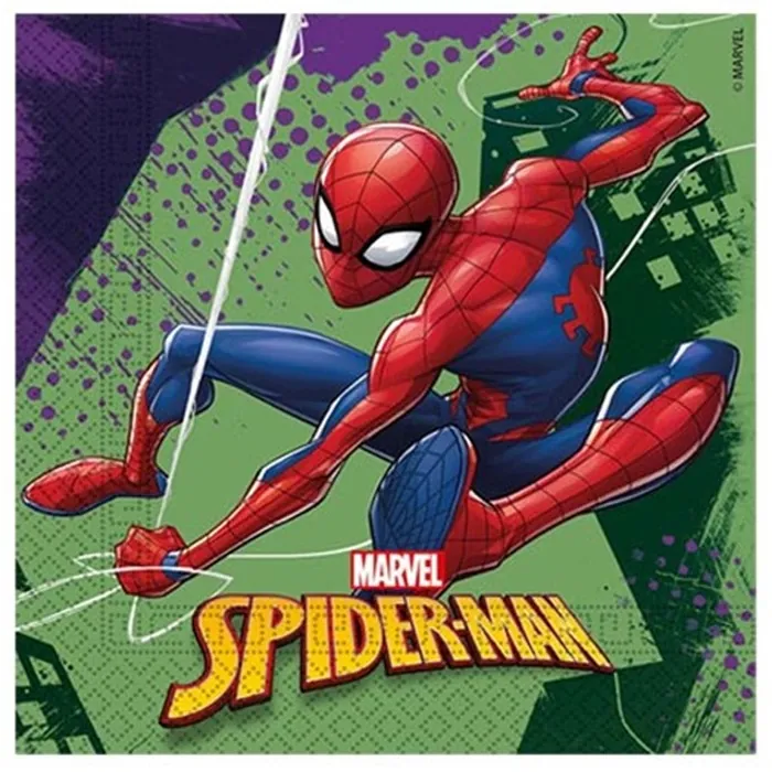 Spiderman Temalı Kağıt Peçete