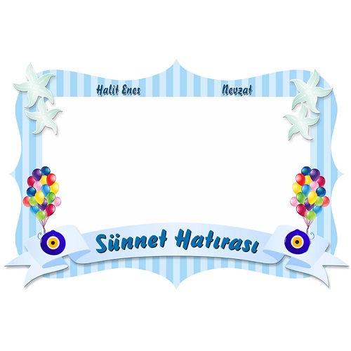 Sünnet Hatırası Kişiye Özel Çerçeve