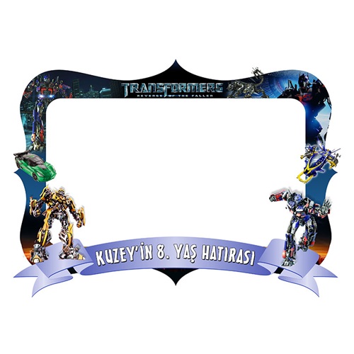 Transformers Kişiye Özel Fotoğraf Çerçevesi