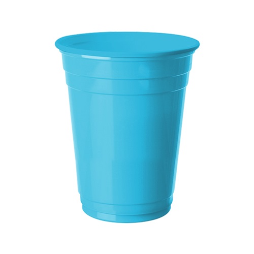 Turkuaz Büyük Plastik Bardak