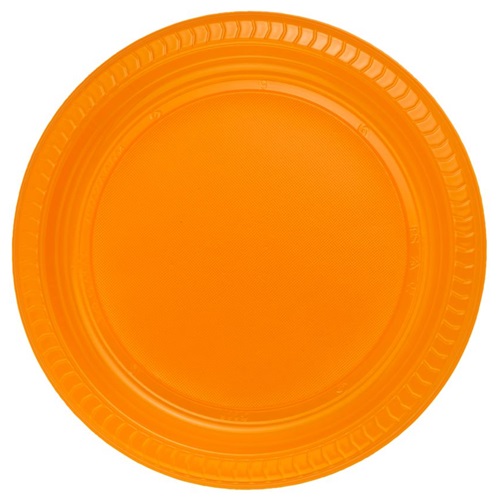 Turuncu  Plastik Tabak