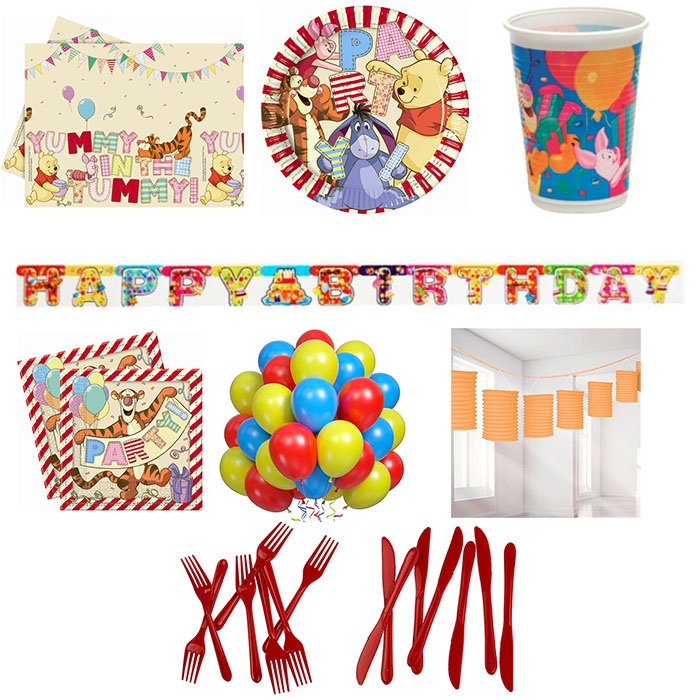 Winnie The Pooh Parti Seti