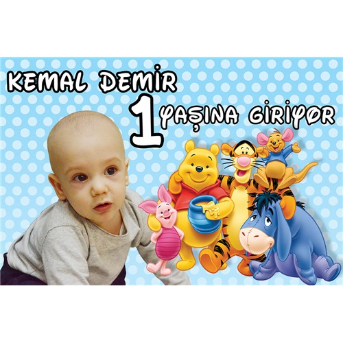 Winnie The Pooh Kişiye Özel Afiş 