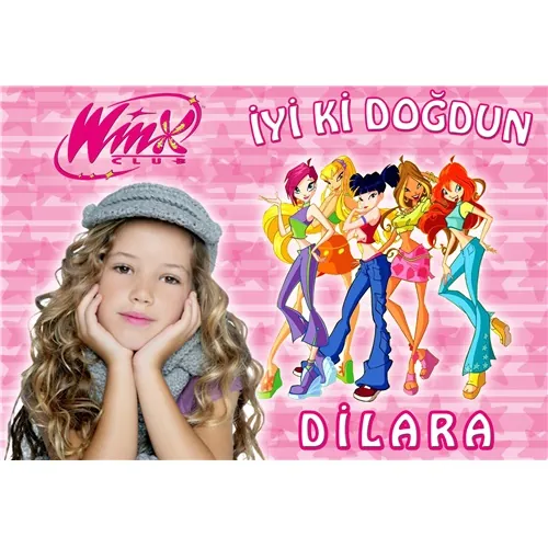 Winx Kişiye Özel Afiş