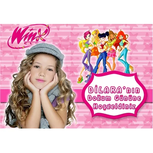 Winx Kişiye Özel Duvar Panosu