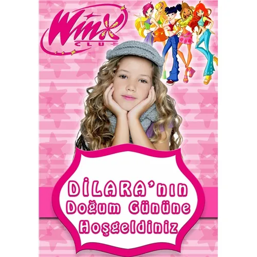 Winx Kişiye Özel Pano