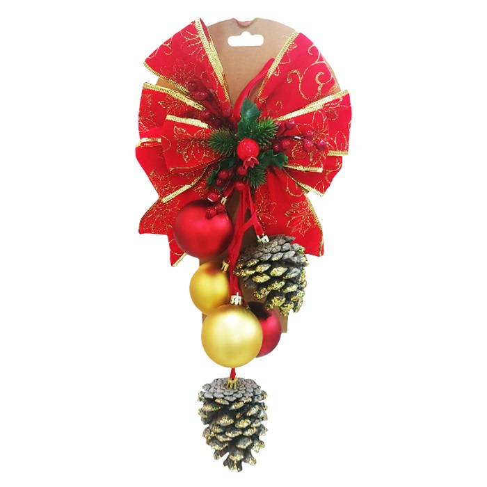 Yılbaşı Fiyonk Süslü Asma Süs