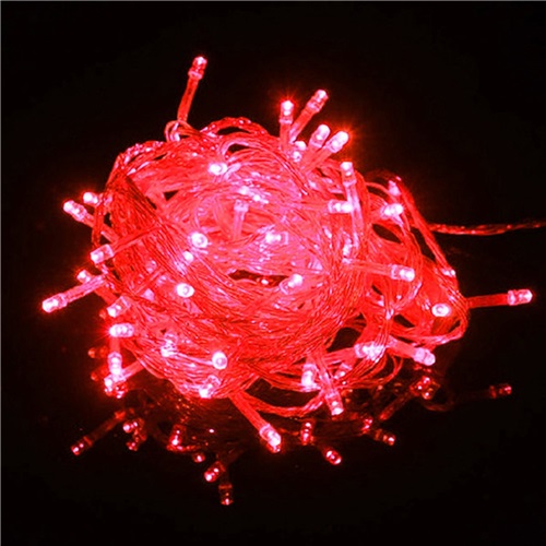 Yılbaşı Dış Mekan Eklenebilir Kablolu Led Işık Kırmızı