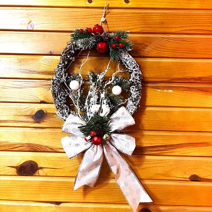 Yılbaşı Kokinalı Kapı Süsü