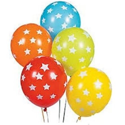 Yıldızlar Baskılı Latex Balon