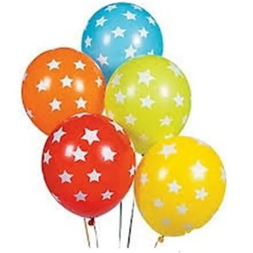 Yıldızlar Baskılı Latex Balon