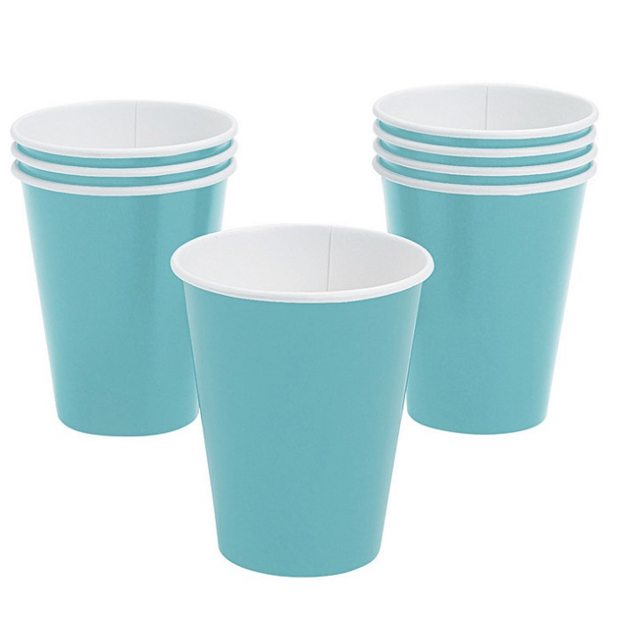 Açık Mavi Karton Bardak