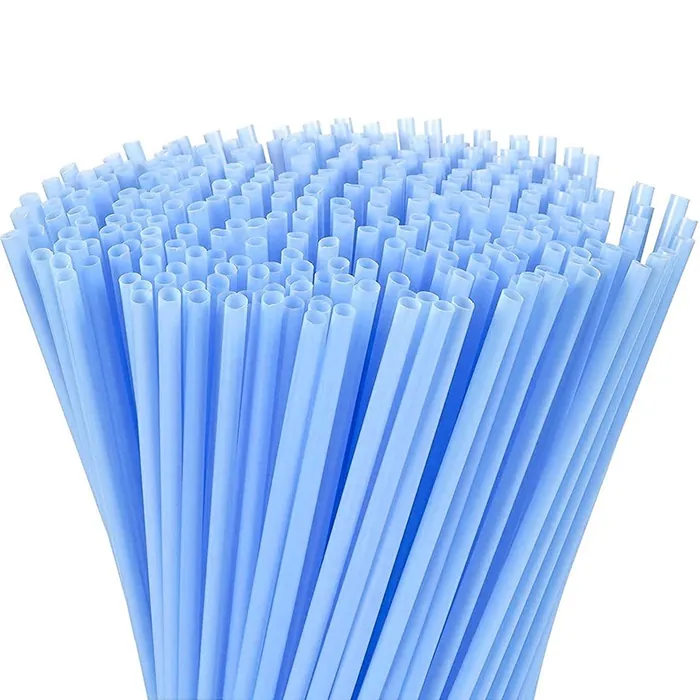 Açık Mavi Plastik Pipet
