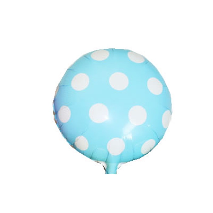Açık Mavi Puanlı Folyo Balon