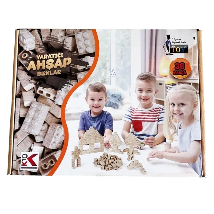 Ahşap Lego Eğitici Oyuncak
