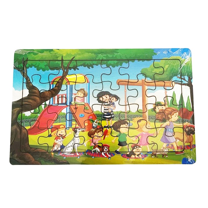 Ahşap Oyun Parkı Yapboz