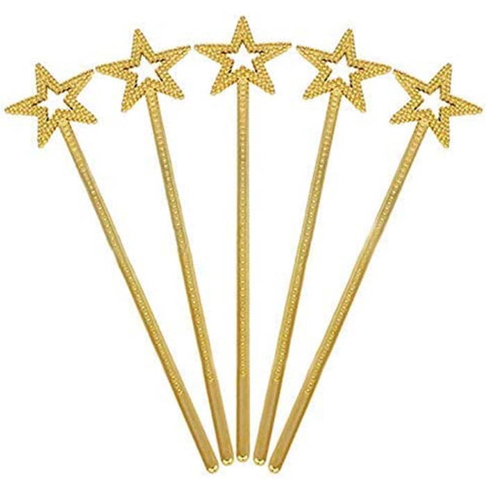 Altın Renkli Yıldız Peri Asası