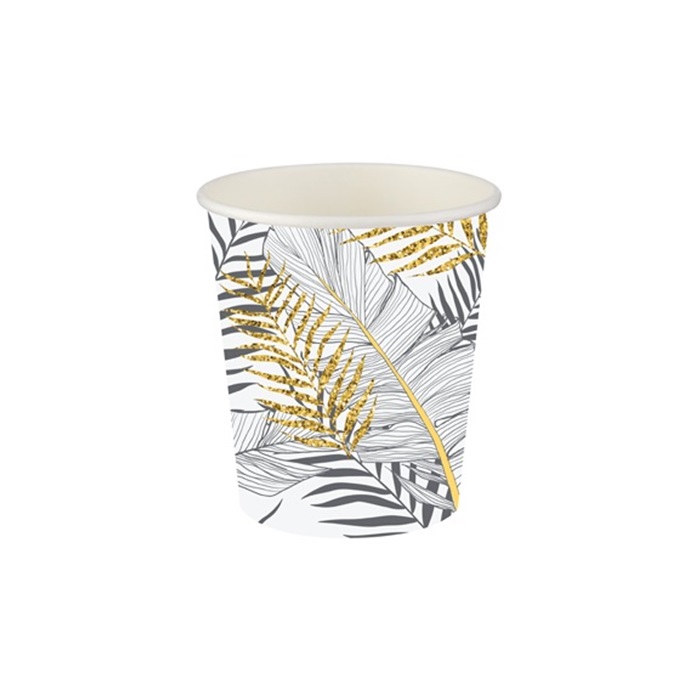 Altın Simli Karton Bardak