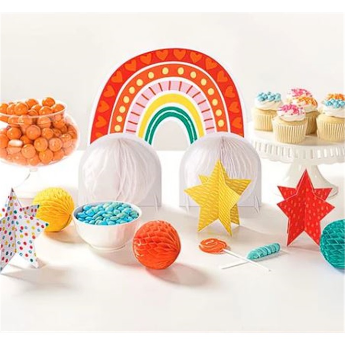 Amscan Gökkuşağı Temalı Masa Dekorasyon Seti
