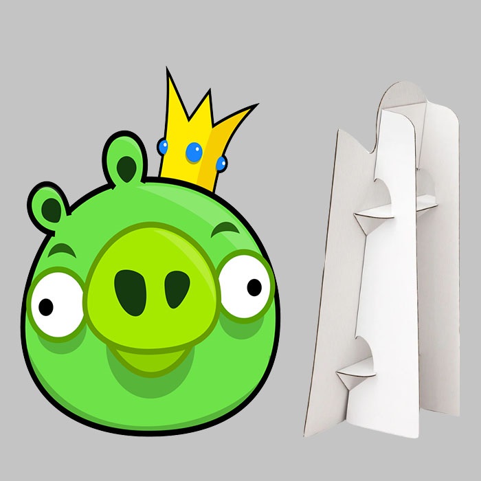 Angry Birds Pig Ayaklı Pano