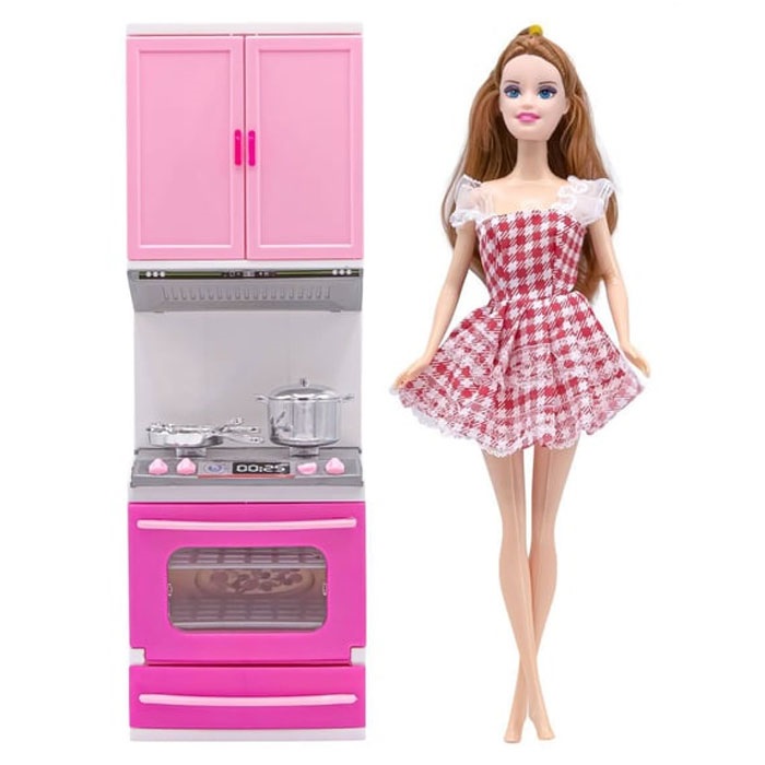 Anlily İlk Mutfak Setim Bebekli Fırın