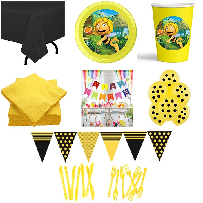 Arı Maya Temalı 8 Kişilik Parti Seti