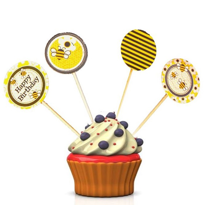 Arı Temalı İyi Ki Doğdun Kürdan