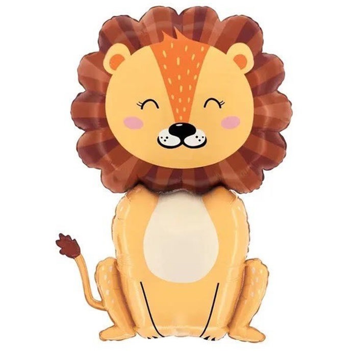 Sevimli Aslan Folyo Balon