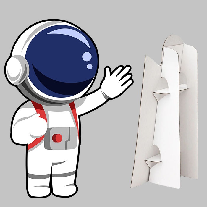 Astronot Dekoratif Ayaklı Pano