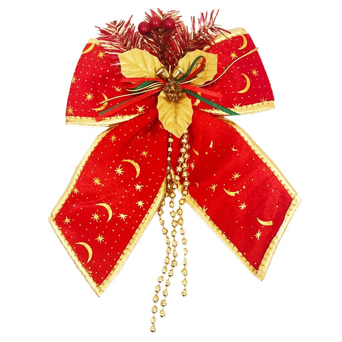 Ay Yıldız Desenli Fiyonk Süs