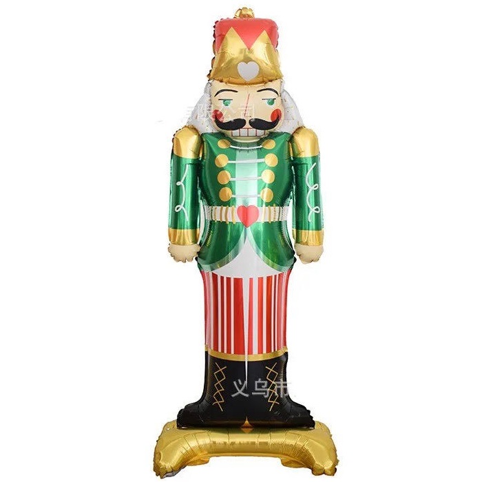 Ayaklı Kurşun Asker Folyo Balon Yeşil