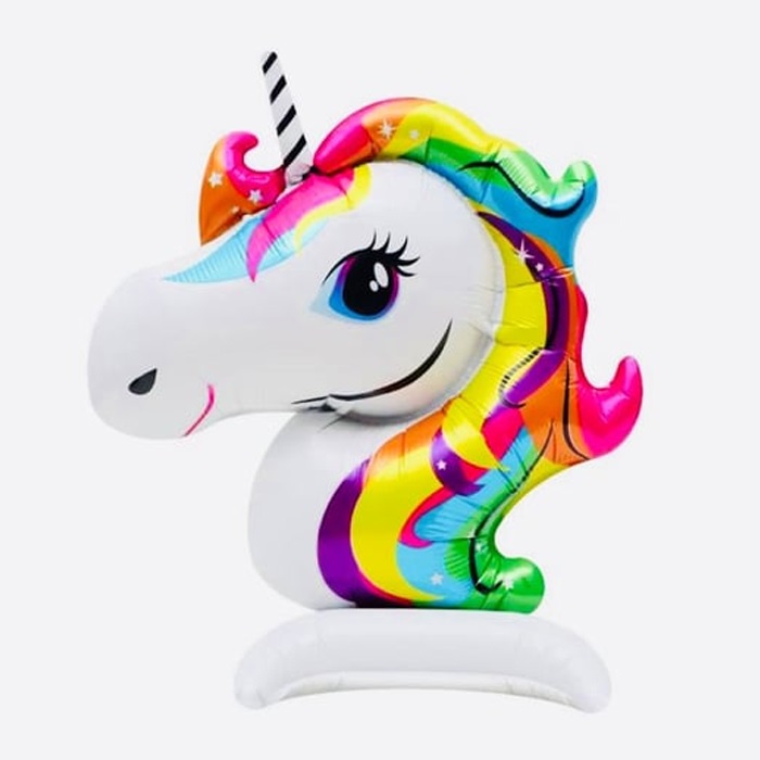 Ayaklı Unicorn Folyo Balon