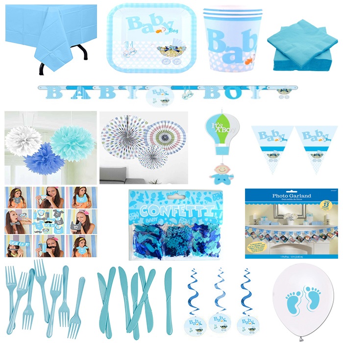 Baby Boy Doğum Günü Set 24 Kişilik Lüx