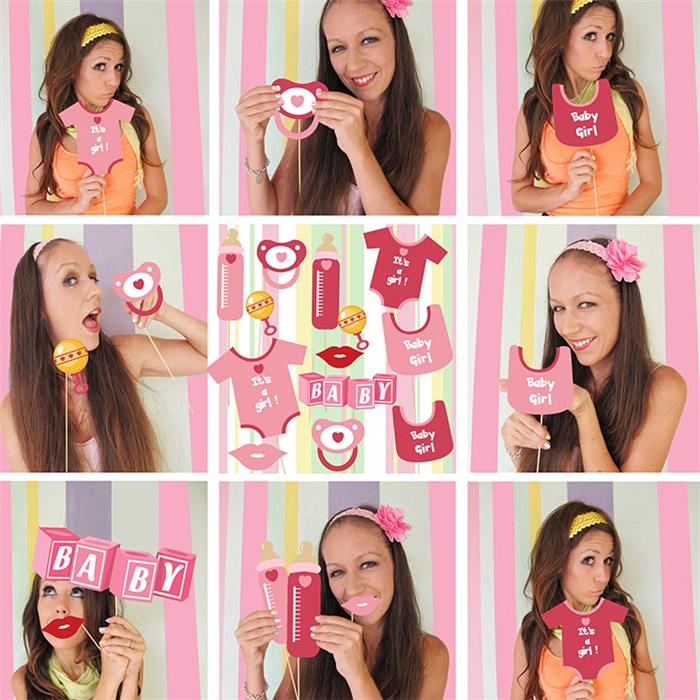 Baby Girl Konuşma Balonu Seti