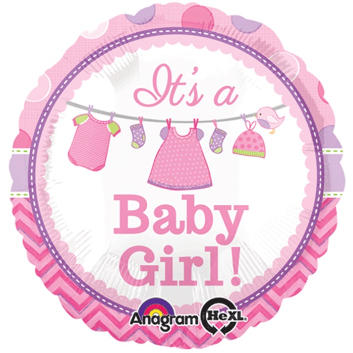 Baby Girl Yazılı Folyo Balon