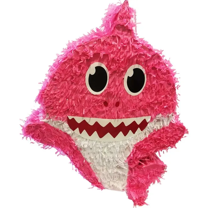 Pembe Renkli Baby Shark Pinyata