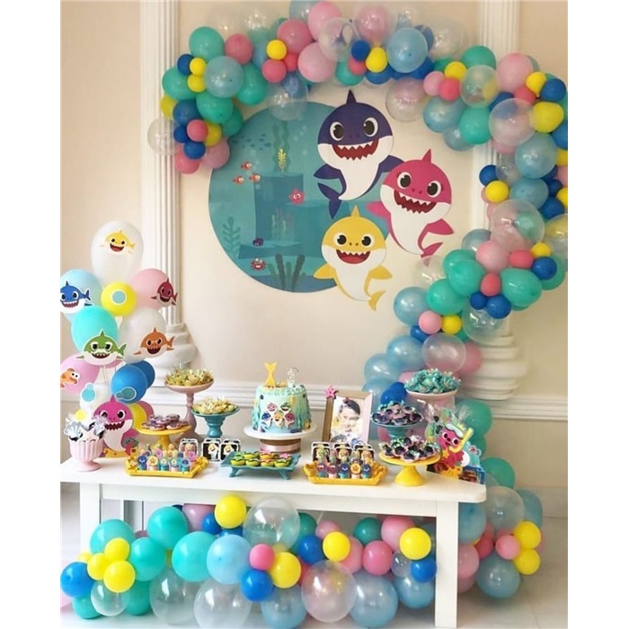Baby Shark Zincir Balon Seti