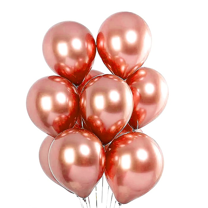 Bakır Renkli Krom Balon