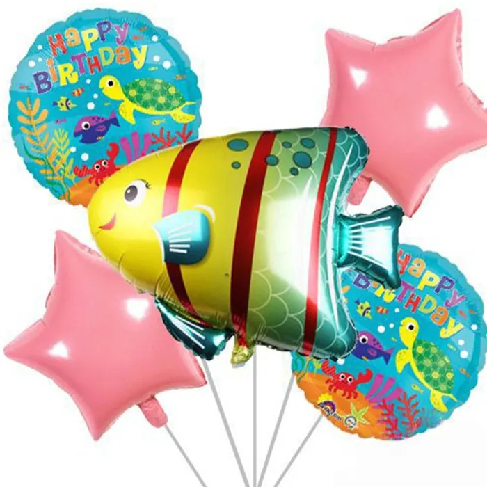 Balık Temalı Folyo Balon Demeti