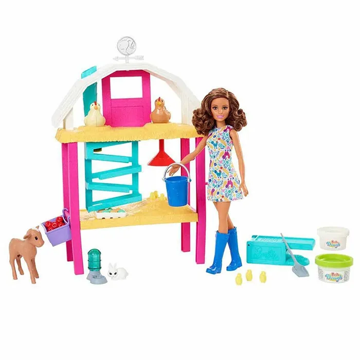 Barbie Eğlenceli Çiftlik Hayatı Oyuncak Seti
