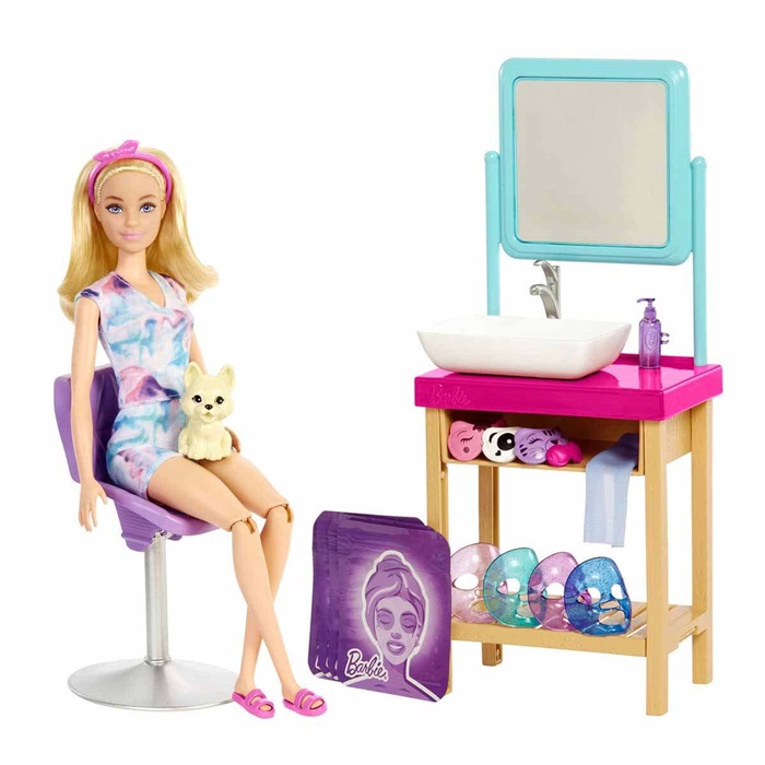 Barbie Işıltı Dolu Spa Günü Oyun Seti
