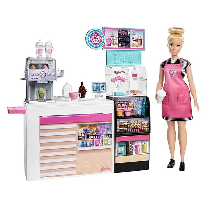 Barbie Kahve Dükkanı Oyun Seti