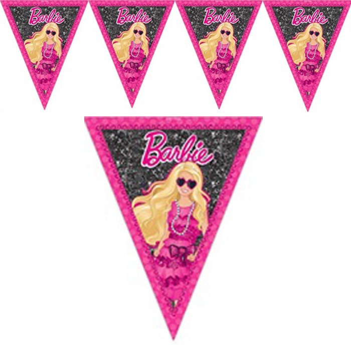 Barbie Temalı Bayrak