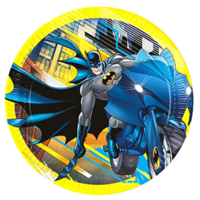 Batman Temalı Karton Tabak