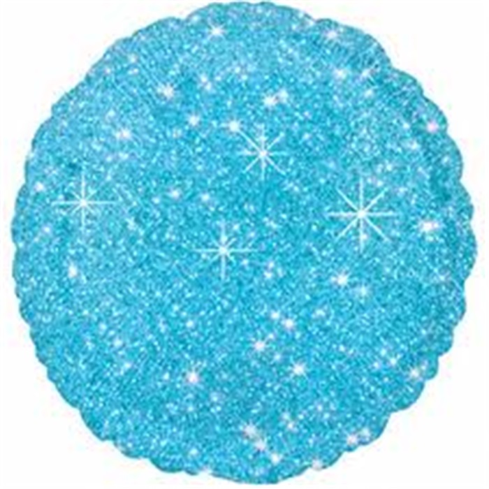 Bebek Mavisi Yıldızlı Folyo Balon